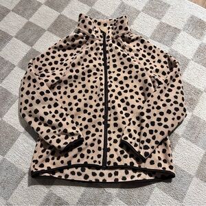 H&M spotted fleece zip up jacket size 6x/7